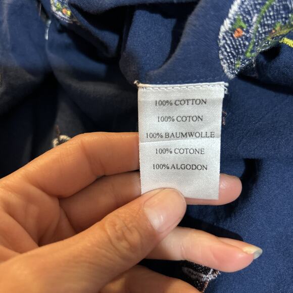 Samantha Pleet Full Embroidered Freda Tiered Sundress Tea Party Picnic 6 - Picture 9 of 10